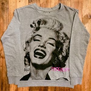 Hollywood Legends Brand Marilyn Monroe Long Sleeve Sweatshirt Women's Size Small